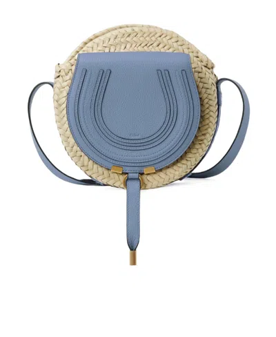 Chloé Marcie Crossbody Bag In Blue