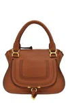 Chloé Chloe Women Brown Leather Medium Marcie Handbag In Brown