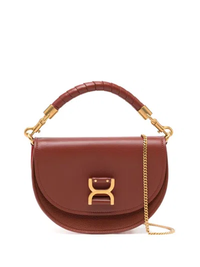 Chloé Marcie Crossbody Bag In Brown