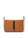 Chloé Chain Strap Two-tone Crossbody Bag In Brown