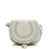 Chloé Small Flip Saddle Bag In Green