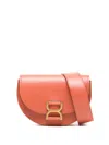 Chloé Chloè Mini Marcie Crossbody Bag In Pink