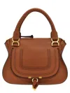 Chloé Marcie Crossbody Bags Brown