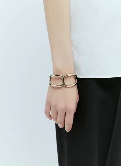Chloé Marcie Cuff Bracelet In Black
