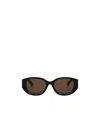 Chloé Marcie Elliptical Sunglasses In Green