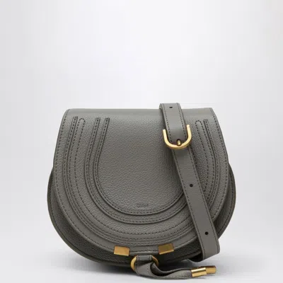 Chloé Marcie Grey Small Saddle Bag