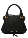Chloé Chloe Women Black Leather Medium Marcie Handbag