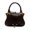 Chloé Marcie Hand-held/shoulder Small Glossy Leather Bag In Red