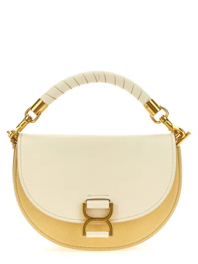 Chloé Marcie Handbag In Cream