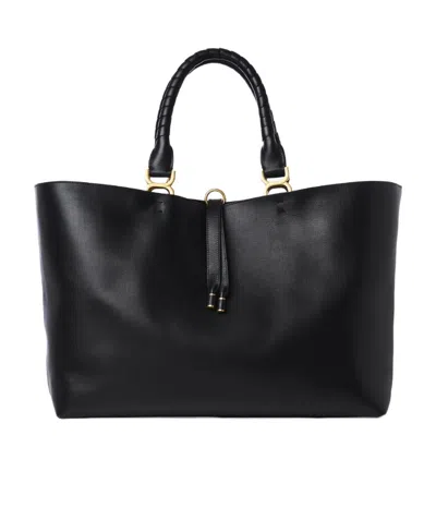 Chloé Marcie Handbag In Black