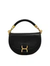 Chloé Chloe Women Black Leather Marcie Handbag In Black
