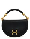 Chloé Chloe Women Black Leather Marcie Handbag In Black