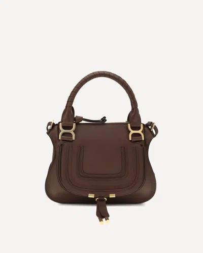 Chloé Small Marcie Handbag In Brown