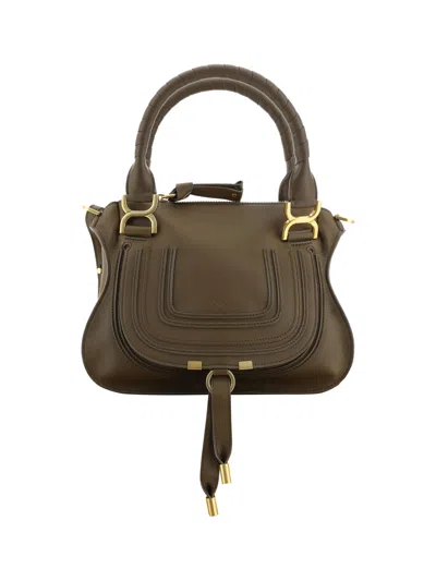 Chloé Marcie Handbag In Brown