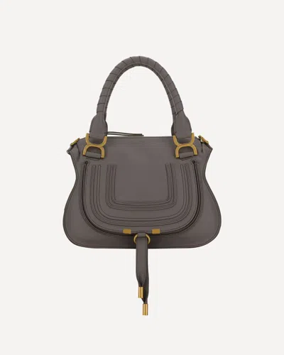 Chloé Marcie Handbag In Gray