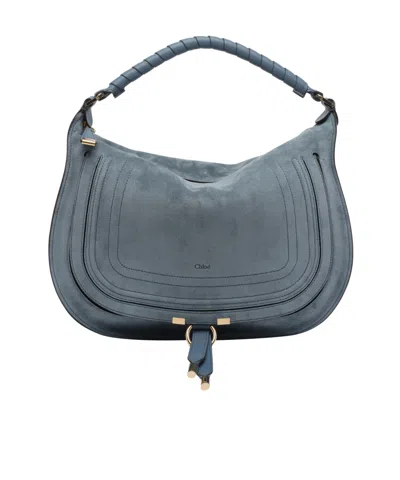 Chloé Marcie Handbag In Gray