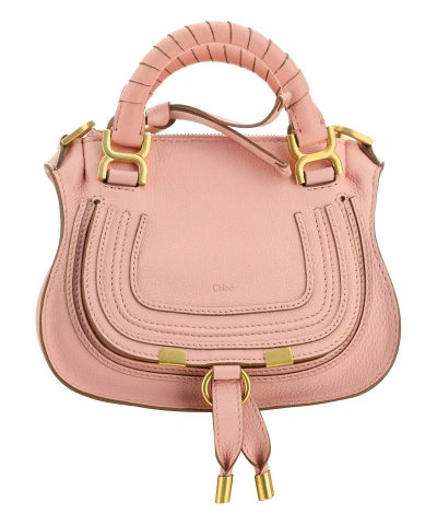 Chloé Marcie Handbag In Pink