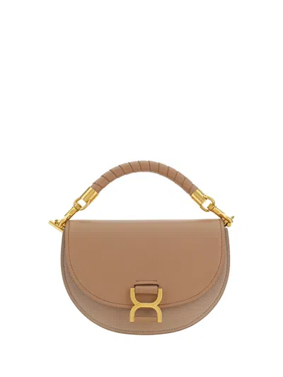 Chloé Marcie Handbag In Cream