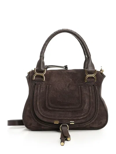 Chloé Marcie Handbags Brown