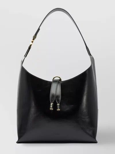 Chloé Marcie Hobo With Adjustable Shoulder Strap In Black