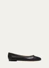 Chloé Chloe Leather Ballerina Flats Women In Black