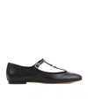 Chloé Marcie Mary-jane Python Print Leather Ballet Flats In Black