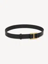 Chloé "marcie" Leather Belt In Black
