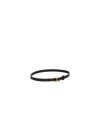 Chloé Marcie Leather Belt In Black