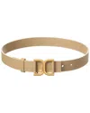 Chloé Marcie Leather Belt In Brown