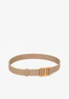 Chloé Marcie Leather Belt In Brown