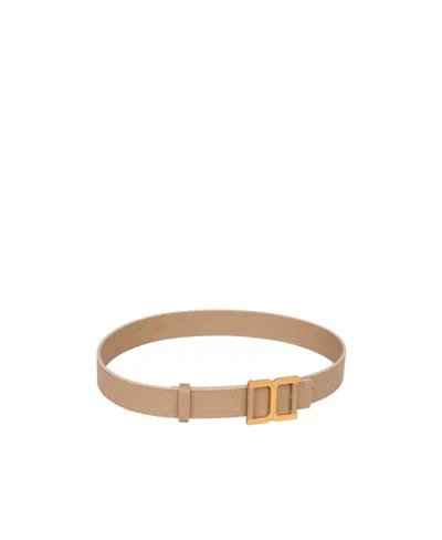 Chloé Marcie Leather Belt In Brown