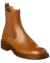 Chloé Marcie Leather Chelsea Ankle Booties In Brown