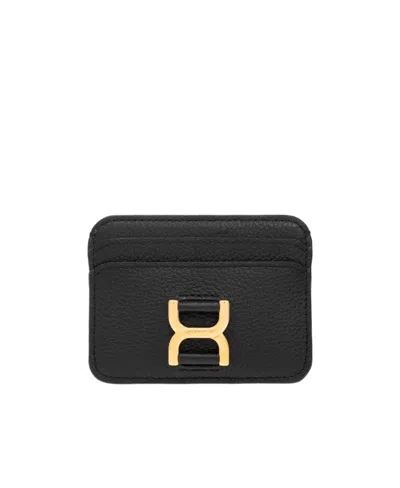 CHLOÉ CHLOÉ ENGRAVED LOGO CARD CASE