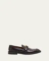 Chloé Marcie Black Brushed Calf Leather Loafer In Black