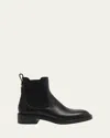 Chloé Marcie Leather Chelsea Ankle Booties In Black