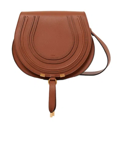 Chloé Marcie Cross-body Bag In Brown