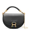 Chloé Chloe Marcie Leather Crossbody Bag In Black