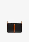 Chloé Marcie Leather Crossbody Bag In Black