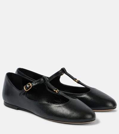 CHLOÉ CHLOÉ MARCIE LEATHER FLATS