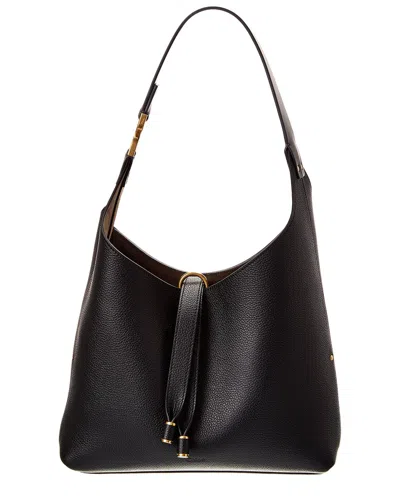 Chloé Marcie Leather Hobo Bag In Black