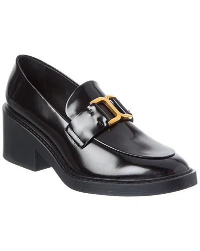 Chloé Marcie Leather Loafer In Black