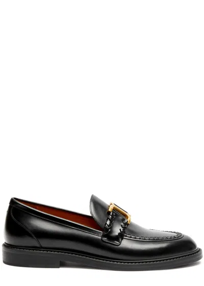 CHLOÉ CHLOE MARCIE LEATHER LOAFERS