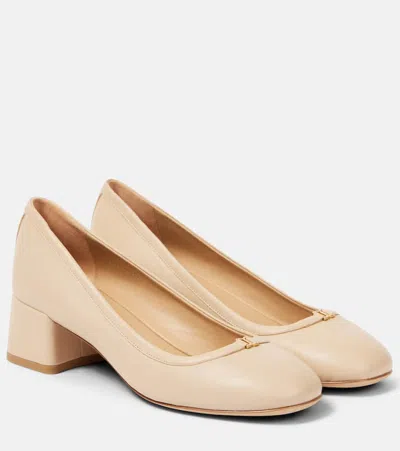 CHLOÉ CHLOÉ MARCIE LEATHER PUMPS