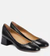 Chloé Marcie Embellished Patent-leather Pumps In Black