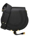 Chloé Marcie Medium Slim Crossbody Bag In Grained Calfskin In Black