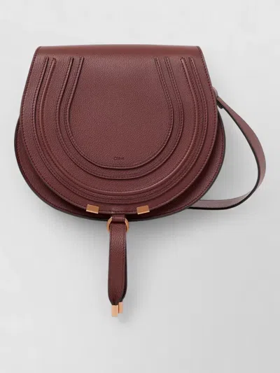 Chloé Marcie Leather Saddle Crossbody Bag