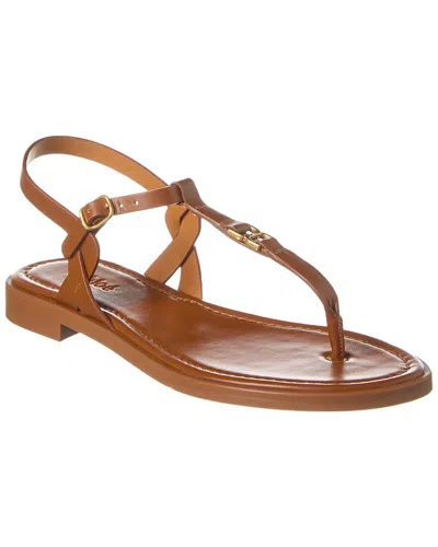 Chloé Marcie Leather Sandal In Brown