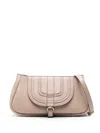 Chloé Small Marcie Clutch In Beige