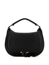 Chloé Marcie Leather Shoulder Bag In Black
