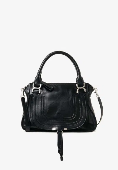 CHLOÉ MARCIE LEATHER TOP HANDLE BAG